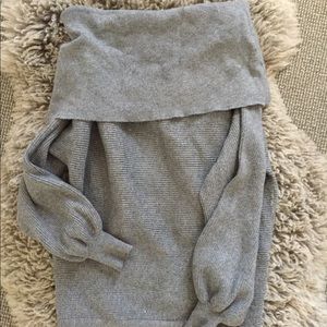 off the shoulder Zara sweater